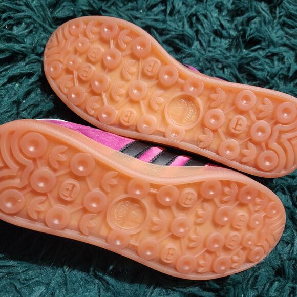 Adidas x Gucci Gazelle Sneakers Pink Green Black Collab Style Size 6.5 - Picture 9 of 11